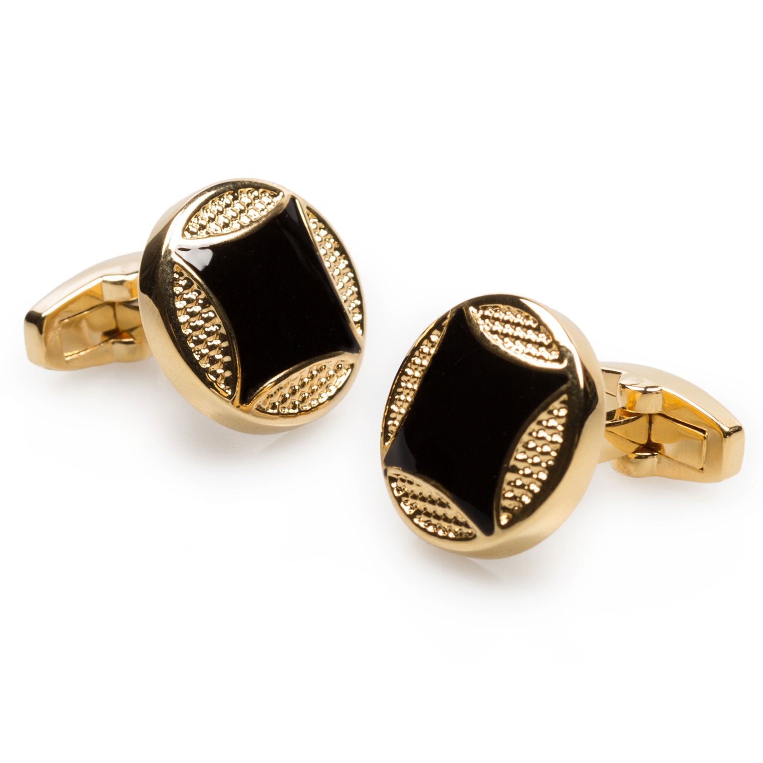 King Moctezuma Aztec Gold Cufflinks