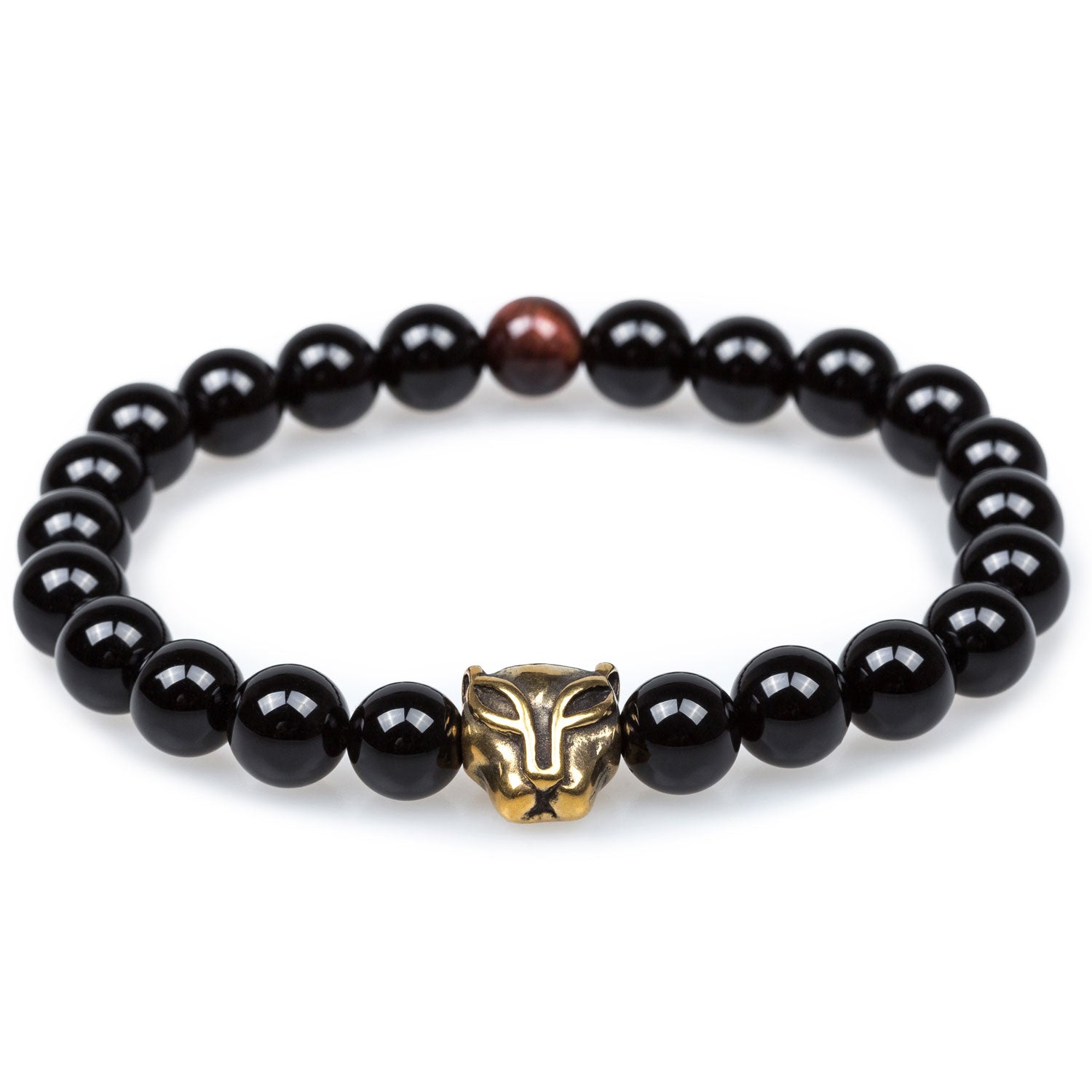 Abaft Polished Black Onyx Bracelet