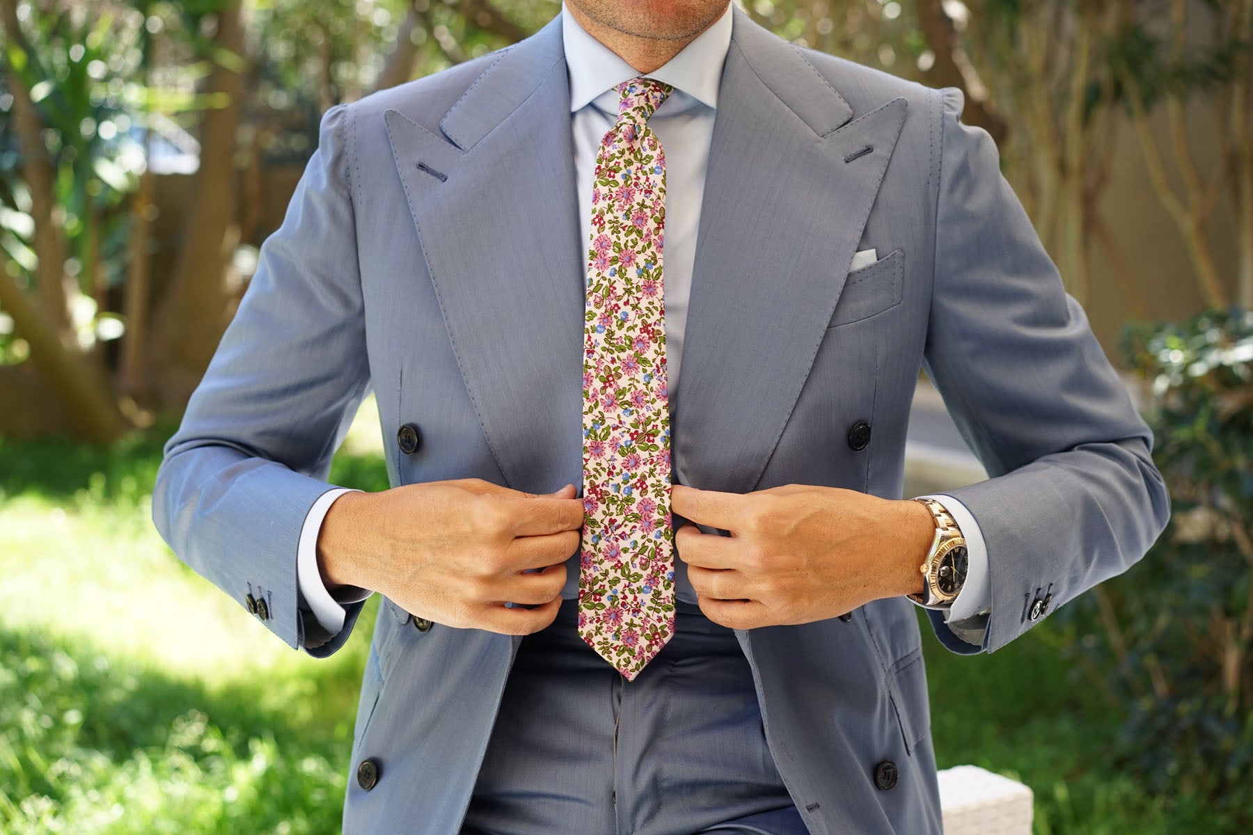 Etrangère Paradis Floral Skinny Tie