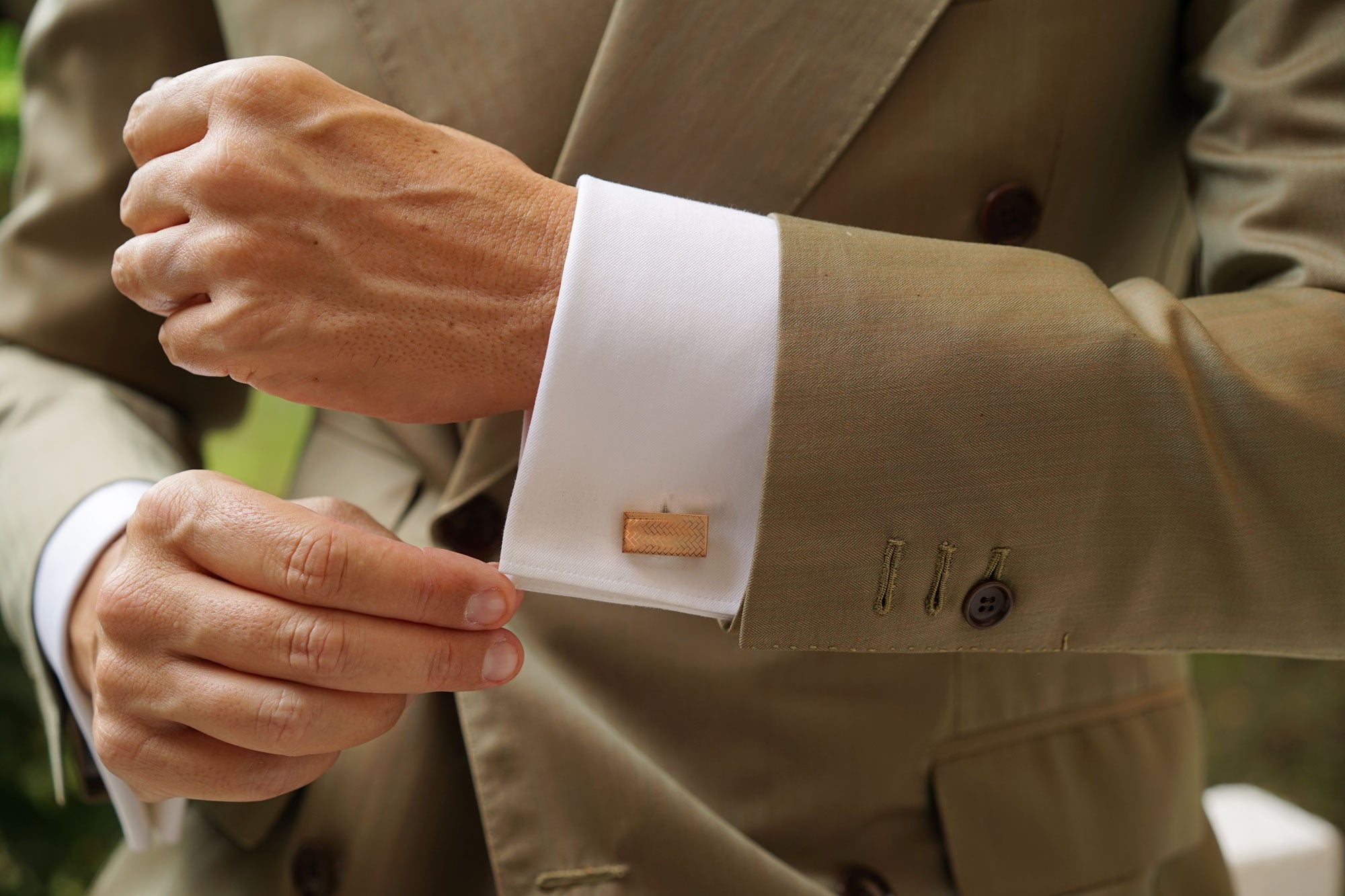 Edvard Munch Rose Gold Cufflinks