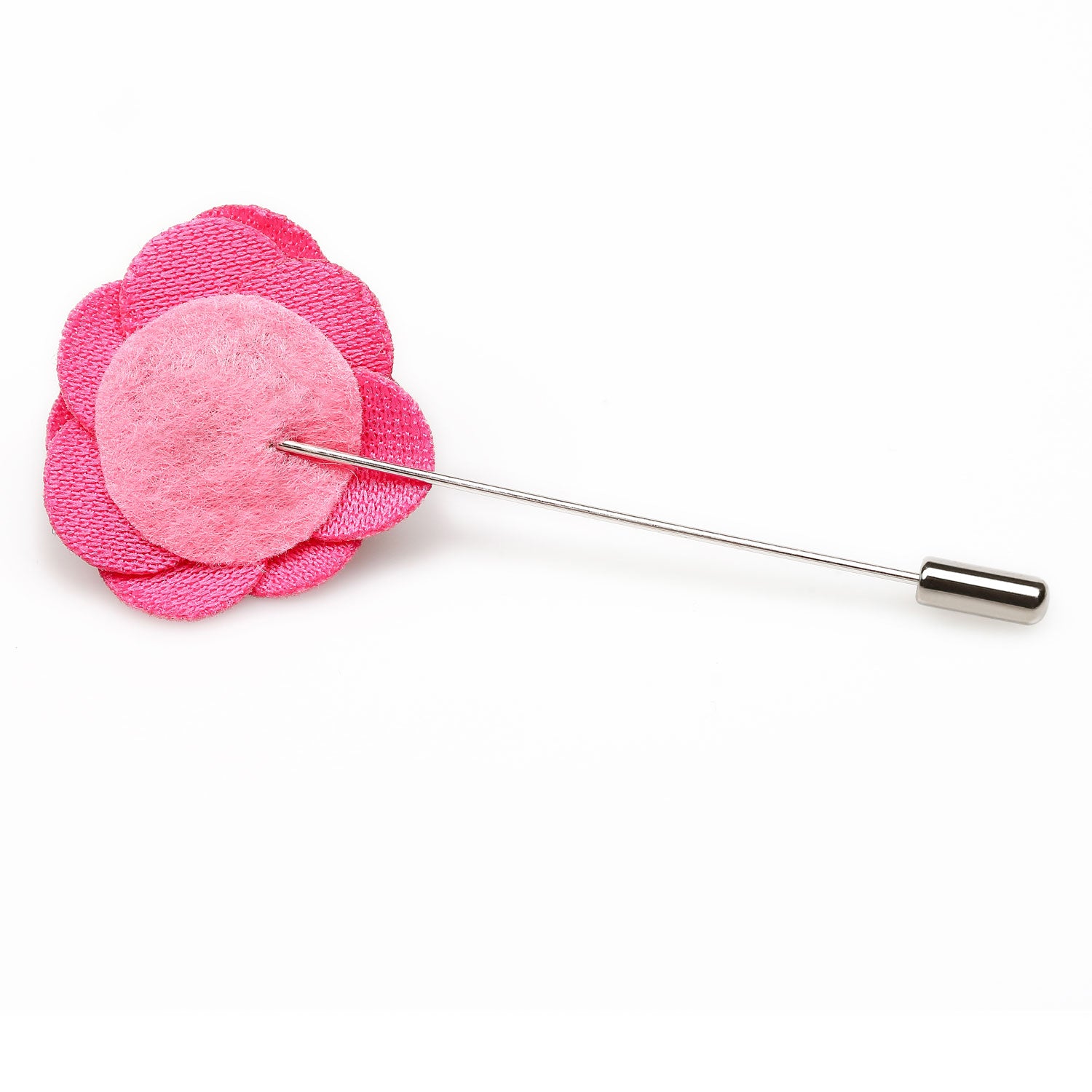 Hot Pink Mini Velvet Lapel Pin