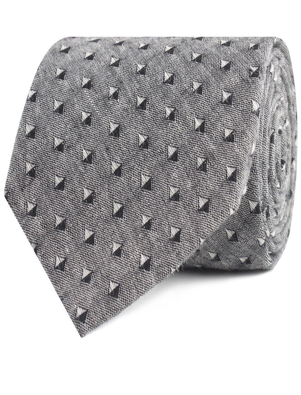 Inception Black Linen Tie