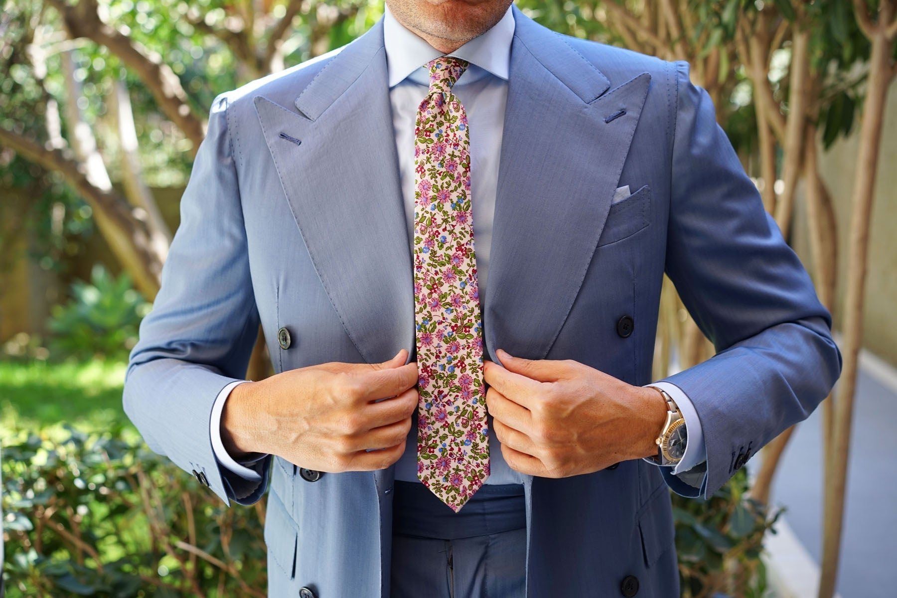 Etrangère Paradis Floral Skinny Tie