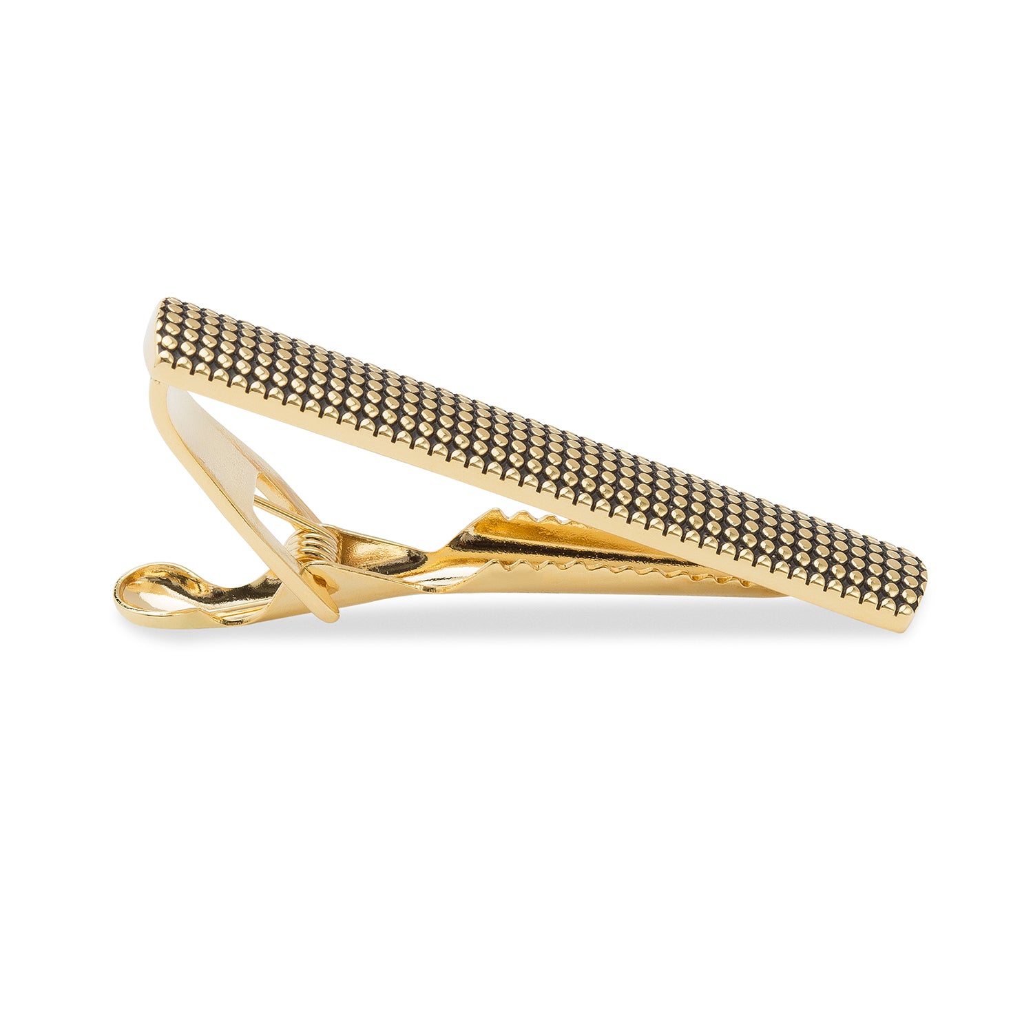 Gold Stippled Tie Bar