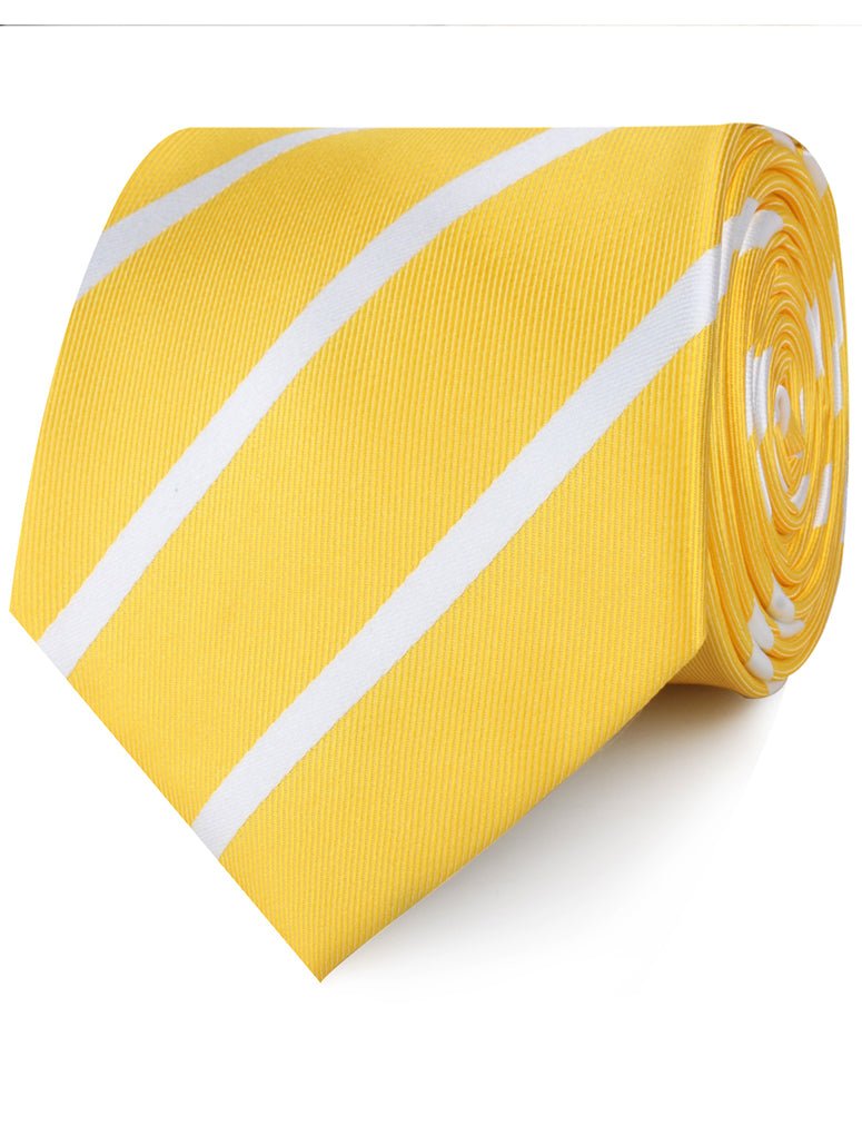 Yellow Striped Necktie