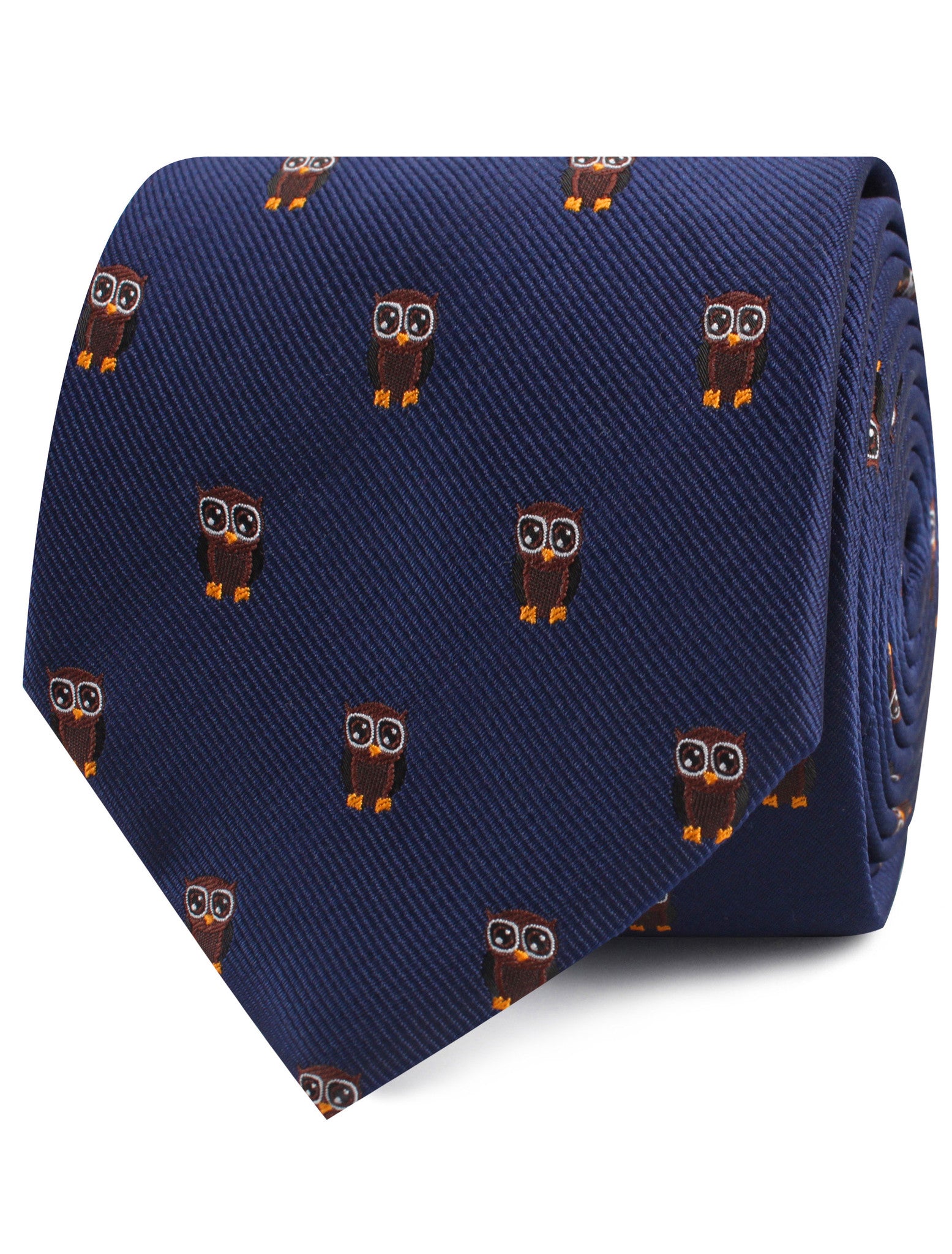 Brown Horned Owl Tie