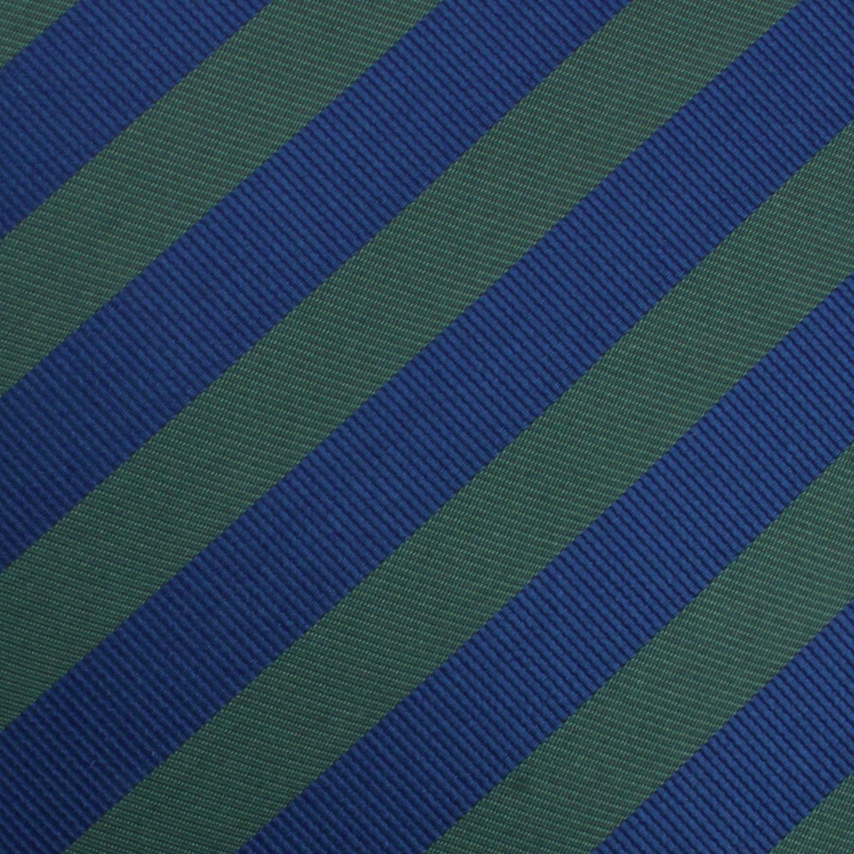 Fabric Swatch (Y094) - Oxford Blue & Dark Green Striped