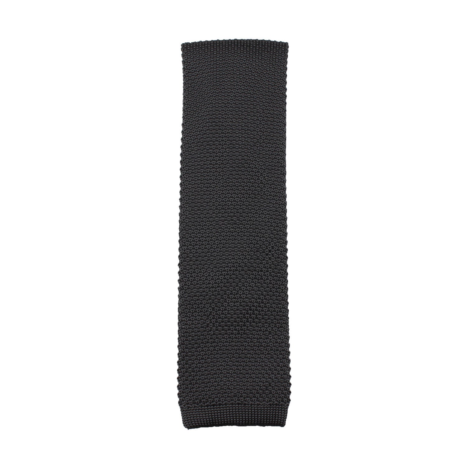 Charcoal Grey Knitted Tie