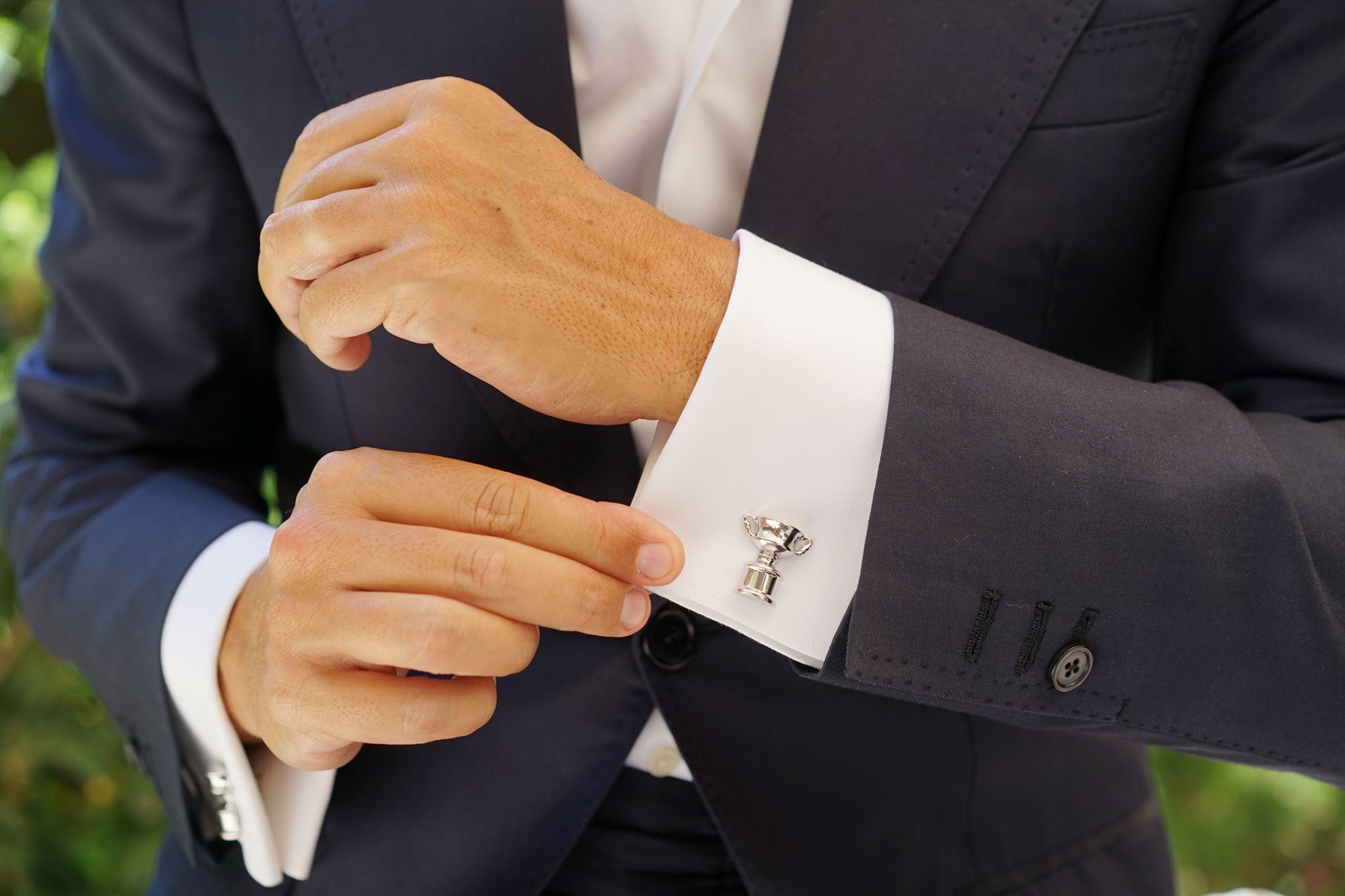 Wimbledon Tennis Cup Cufflinks