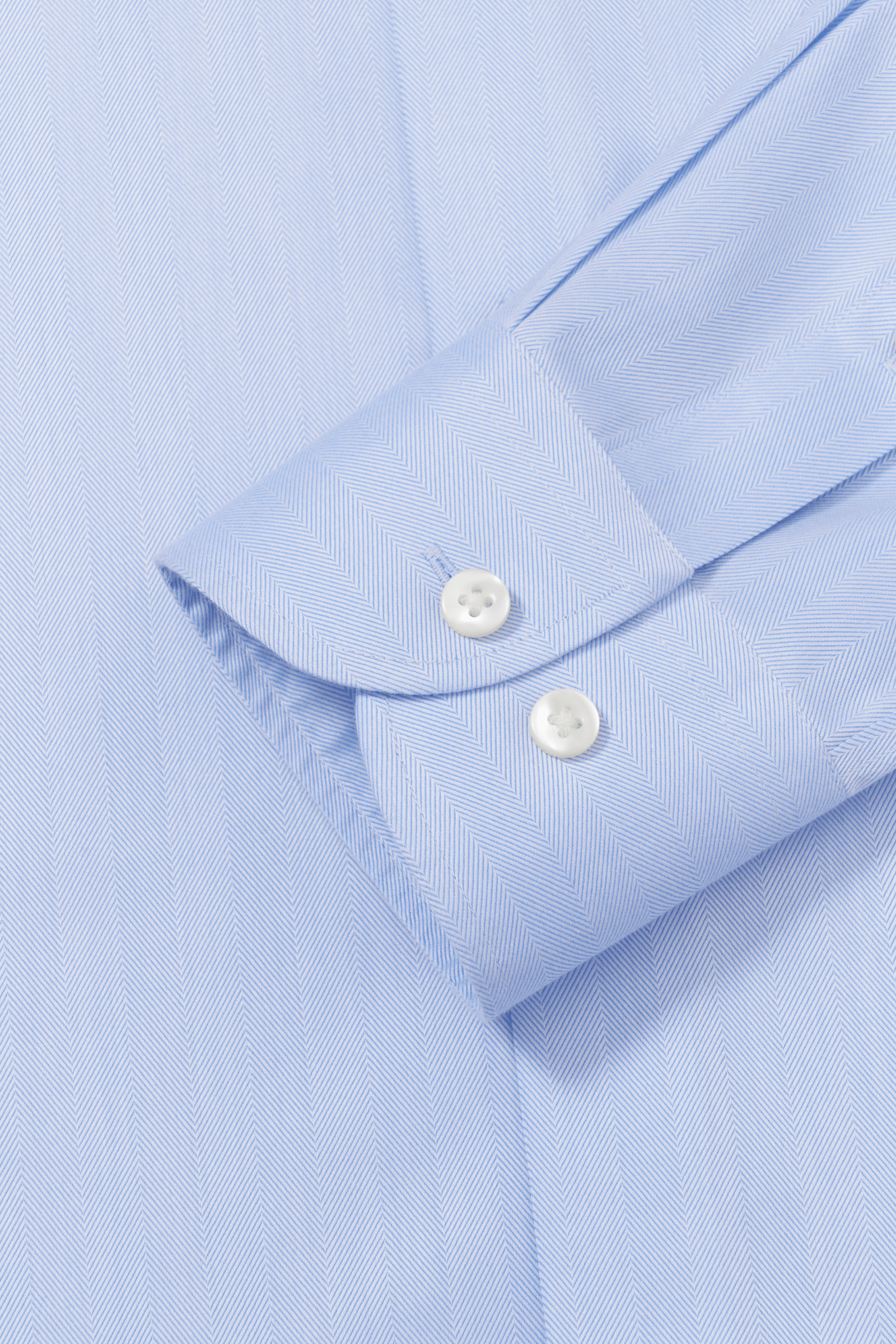 Lapaglia Blue Herringbone Lucious Non-Iron Shirt