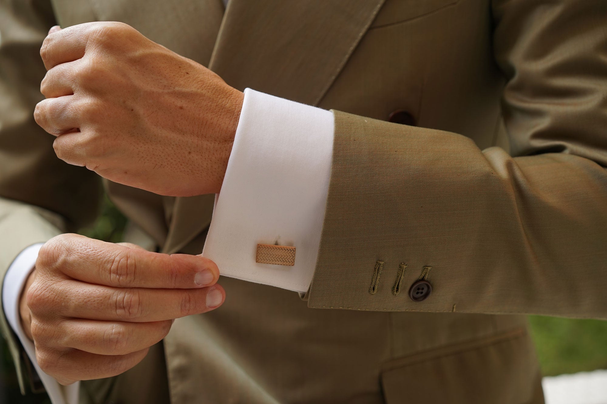 Edvard Munch Rose Gold Cufflinks