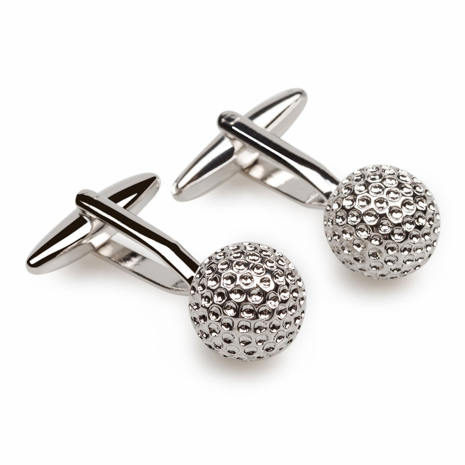 Silver Golf Ball Cufflinks