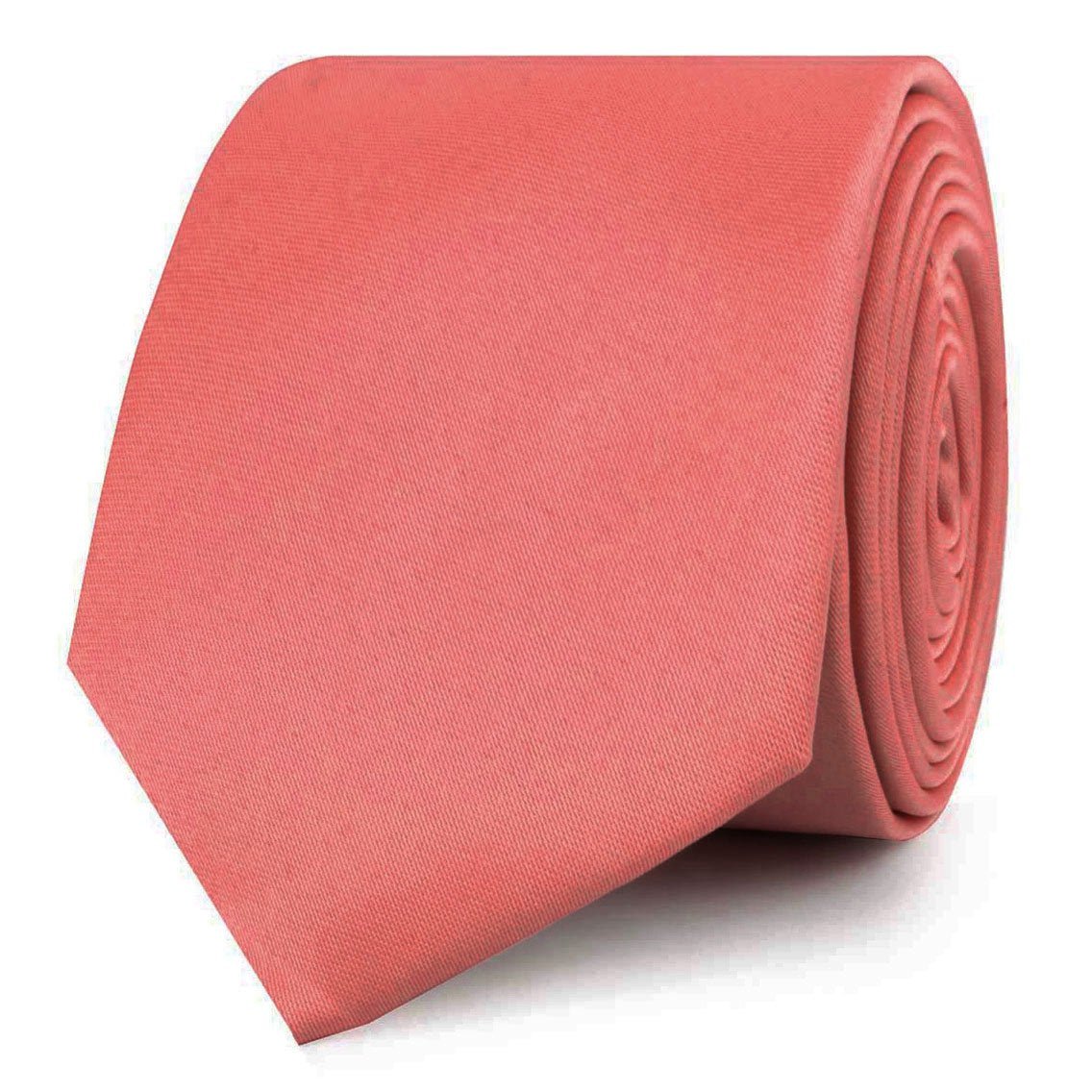 Coral Reef Satin Skinny Tie