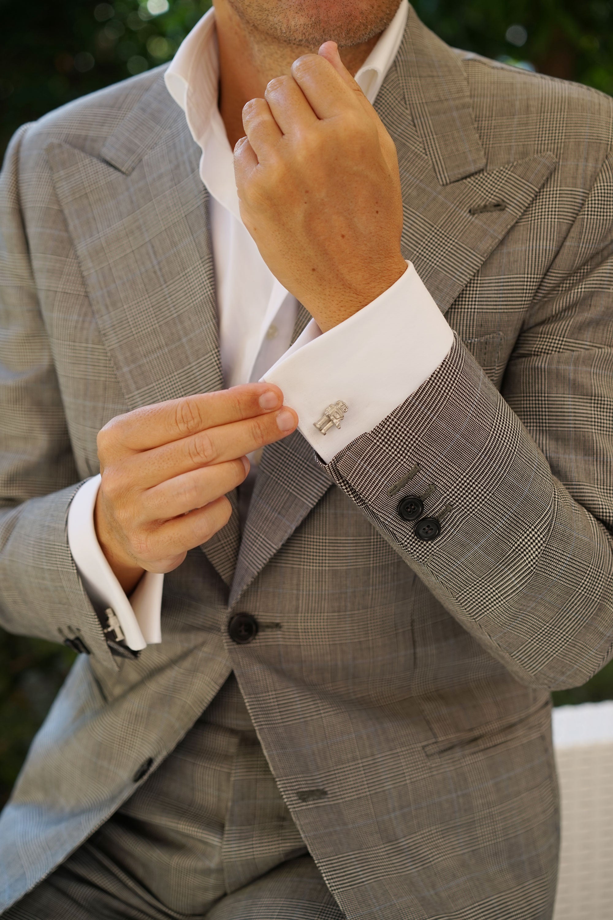 Space Robot Cufflinks