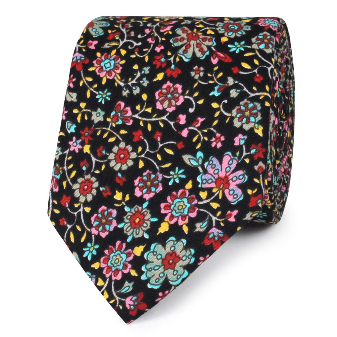 Istanbul Floral Skinny Tie