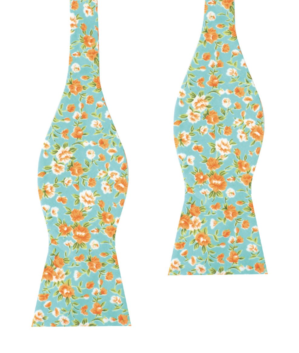 Monaco Floral Self Bow Tie