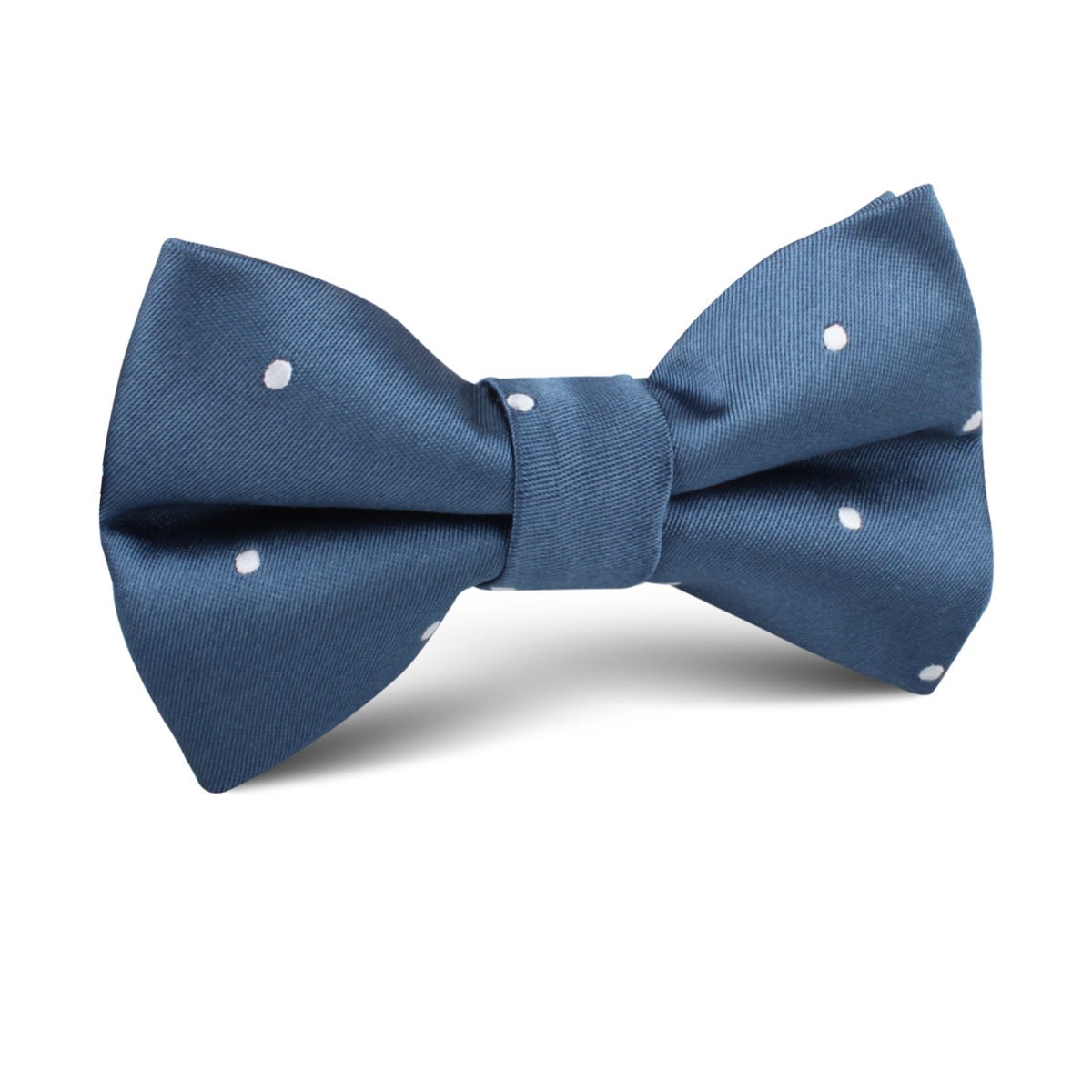 Prussian Polka Dots Kids Bow Tie