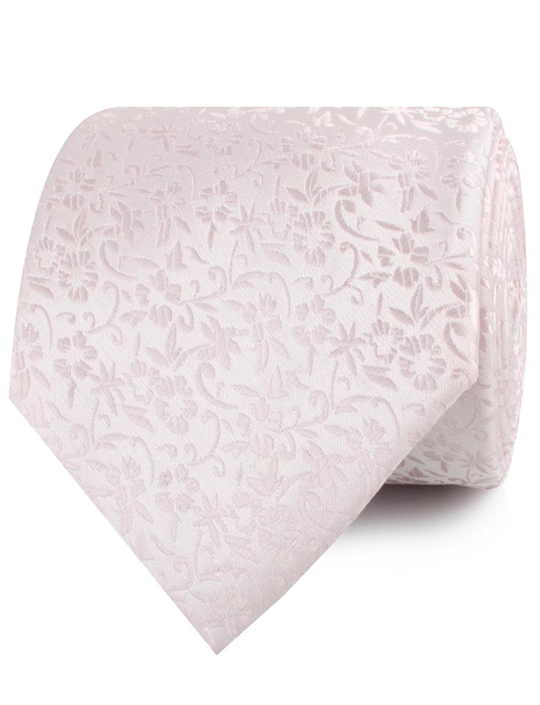 Florence Blush Pink Floral Necktie