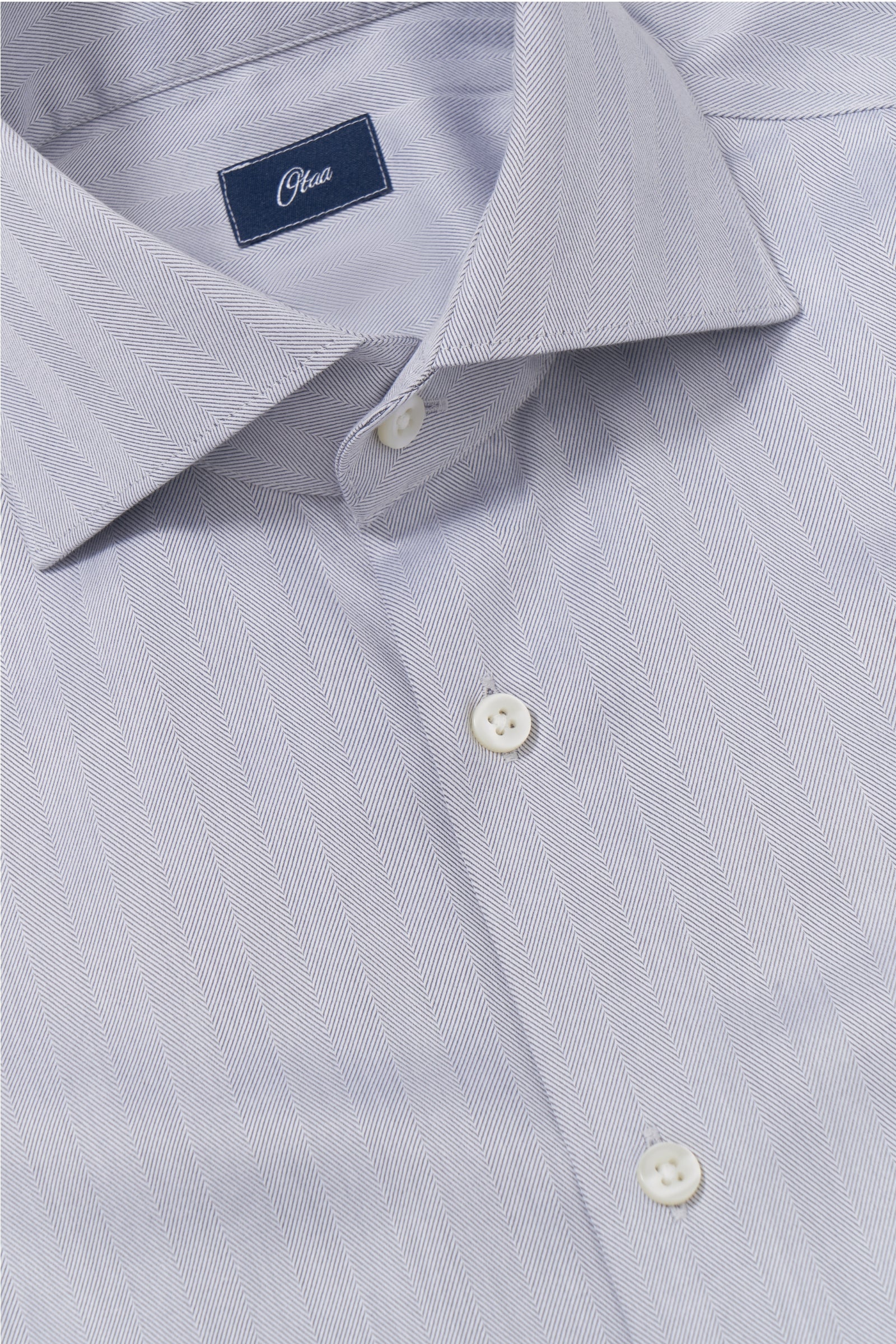 Van Patten Gray Herringbone Lucious Non-Iron Shirt