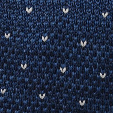 Morricone Blue Knitted Tie