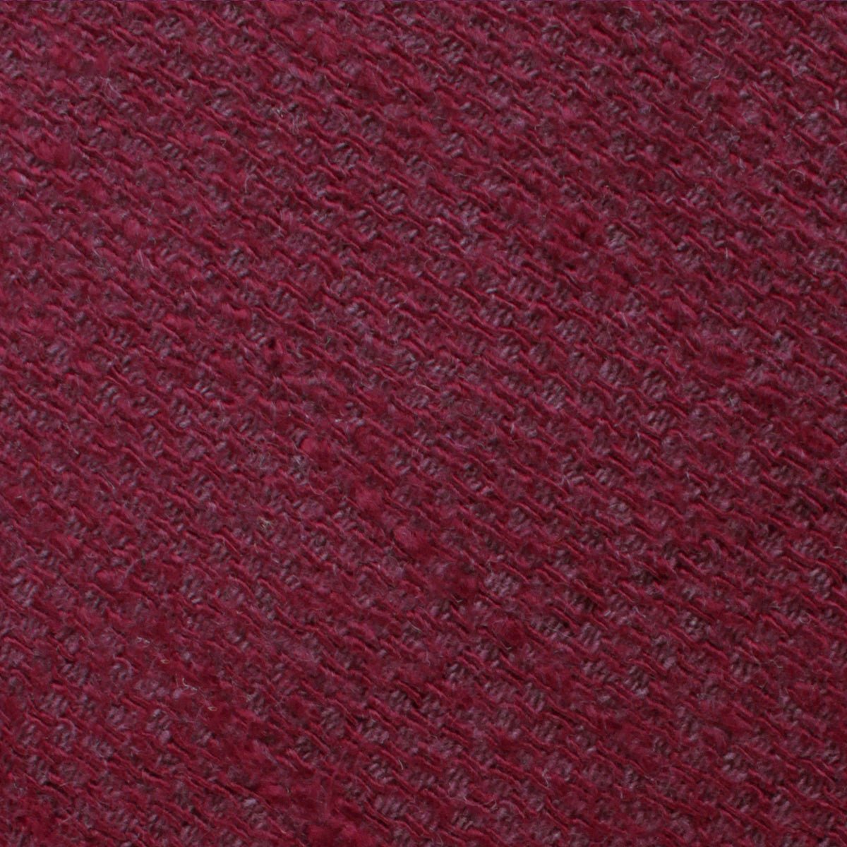 Mahogany Wine Linen Twill Self Bow Tie