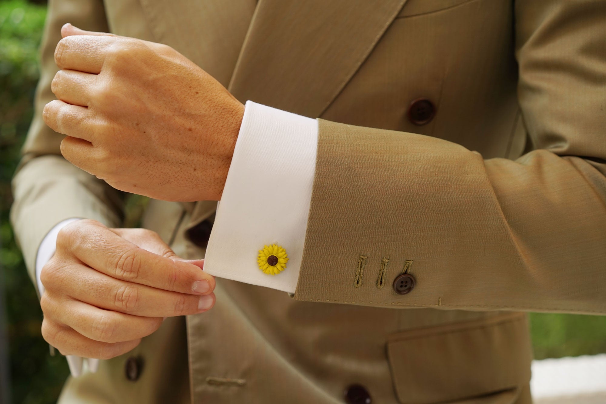 Sunflower Cufflinks