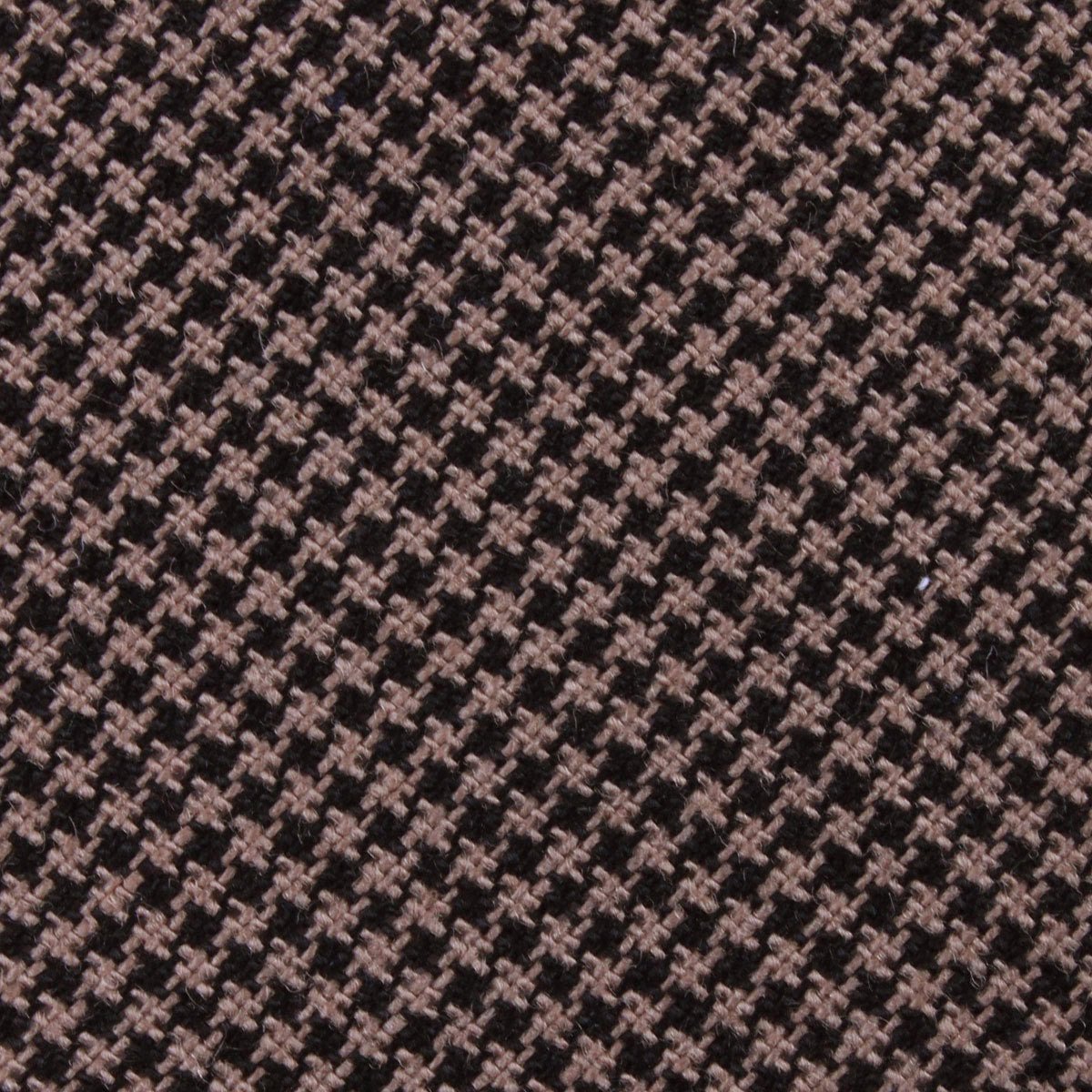 Khaki Black Houndstooth Blend Tie