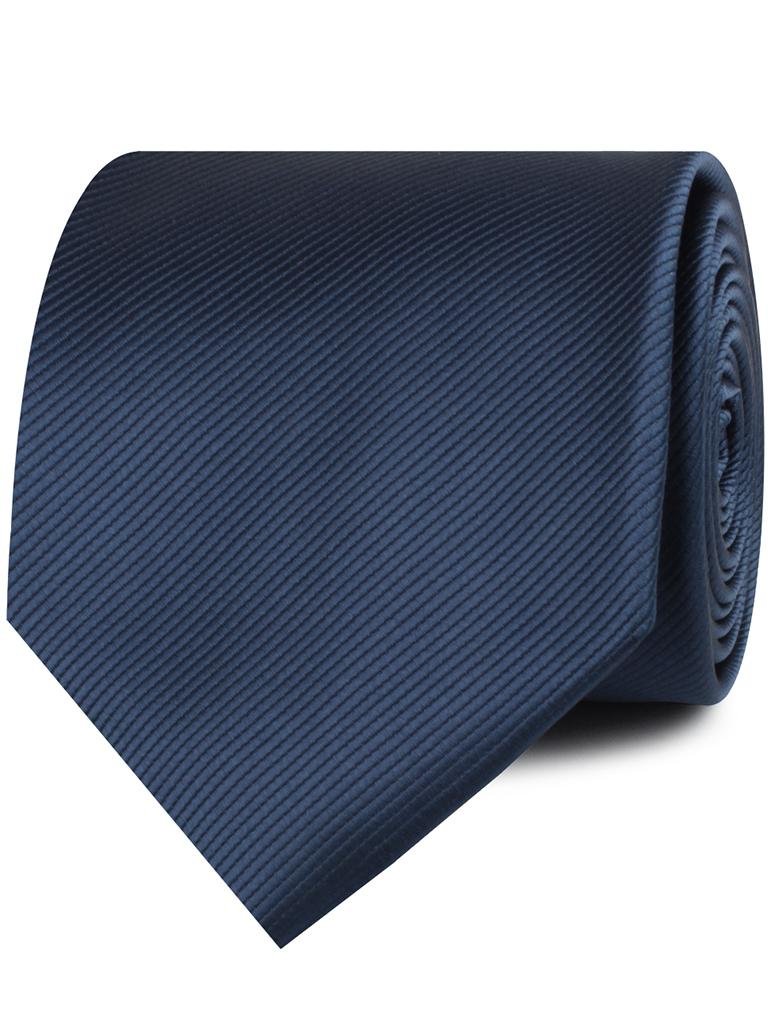 Admiral Navy Blue Twill Necktie