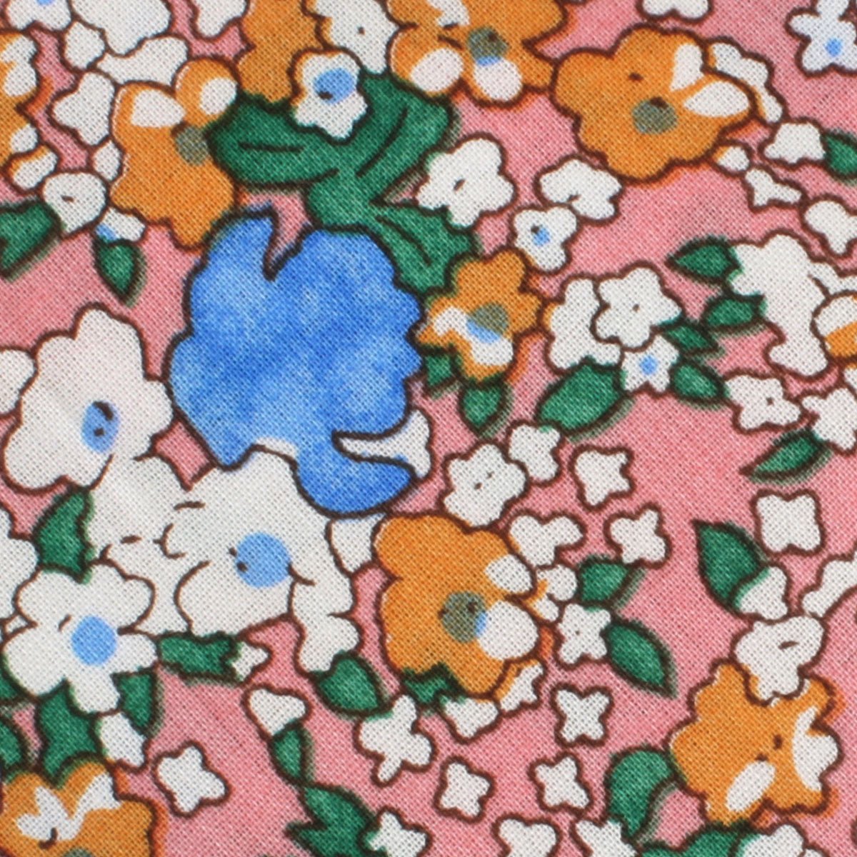 Panama Pink Floral Pocket Square