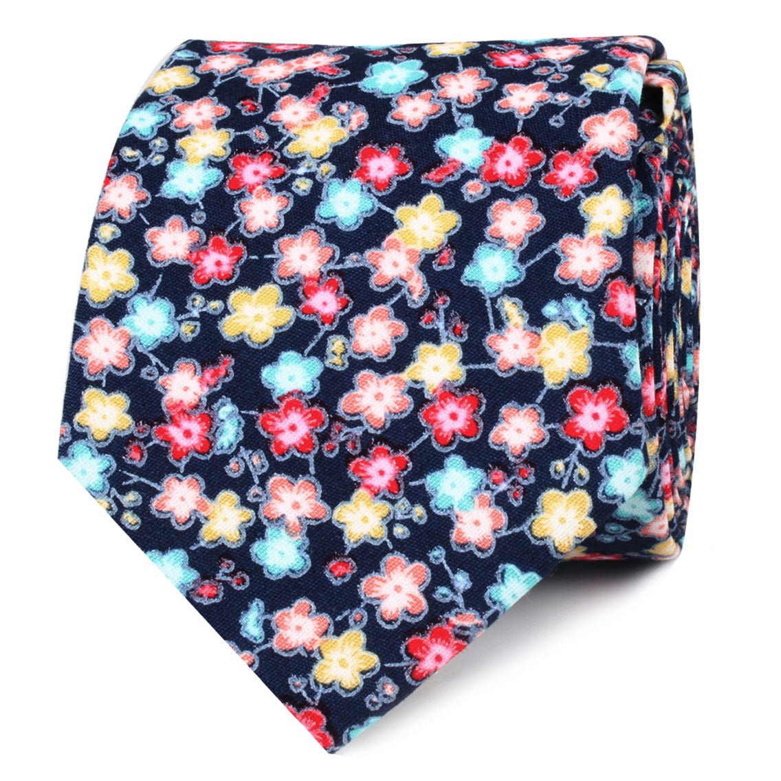 Manama Flower Skinny Tie