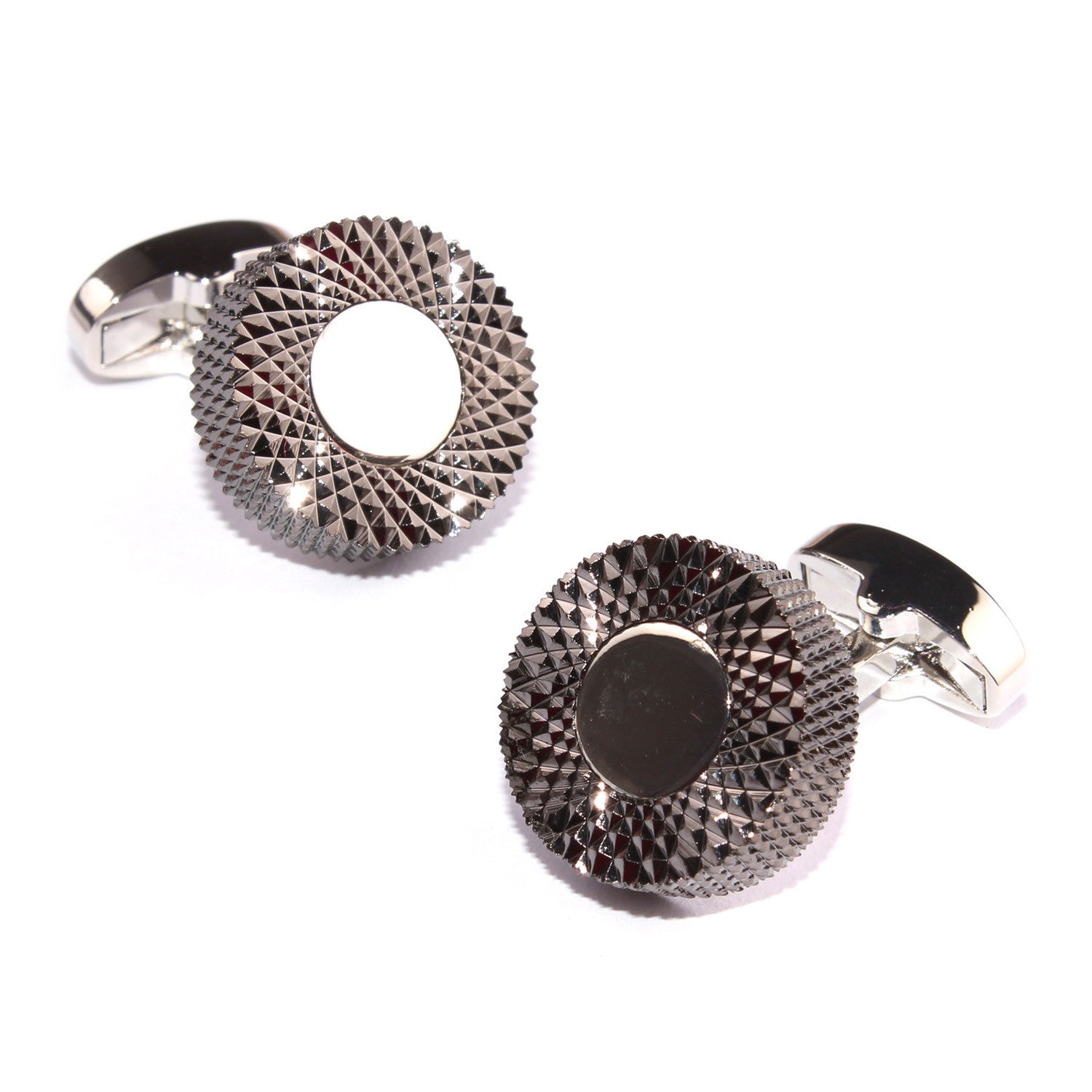 Silver Gunmetal Danielre Cufflinks