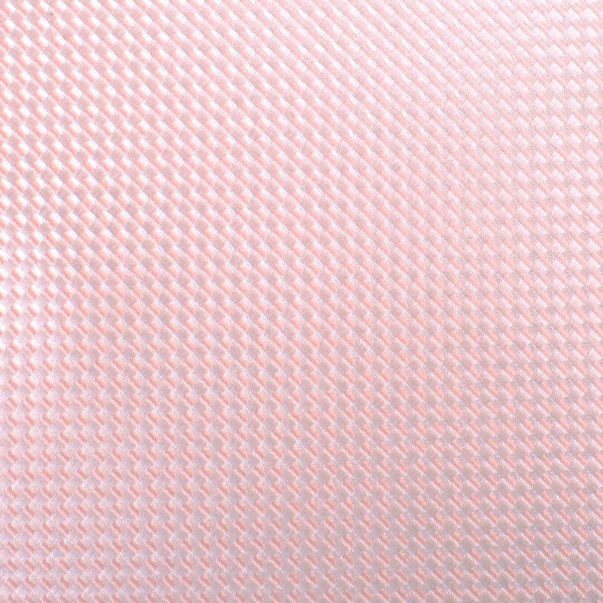 Pink Basket Weave Checkered Pocket Square