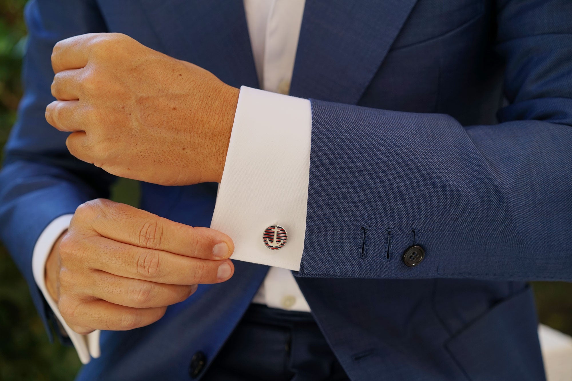 Anchor Shield Cufflinks