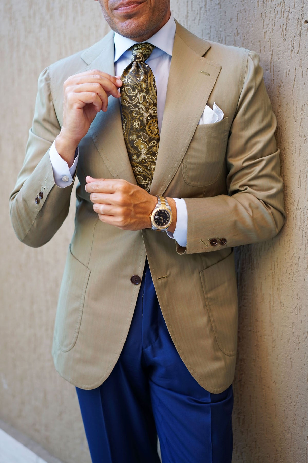 Persian Paisley Brown Tie