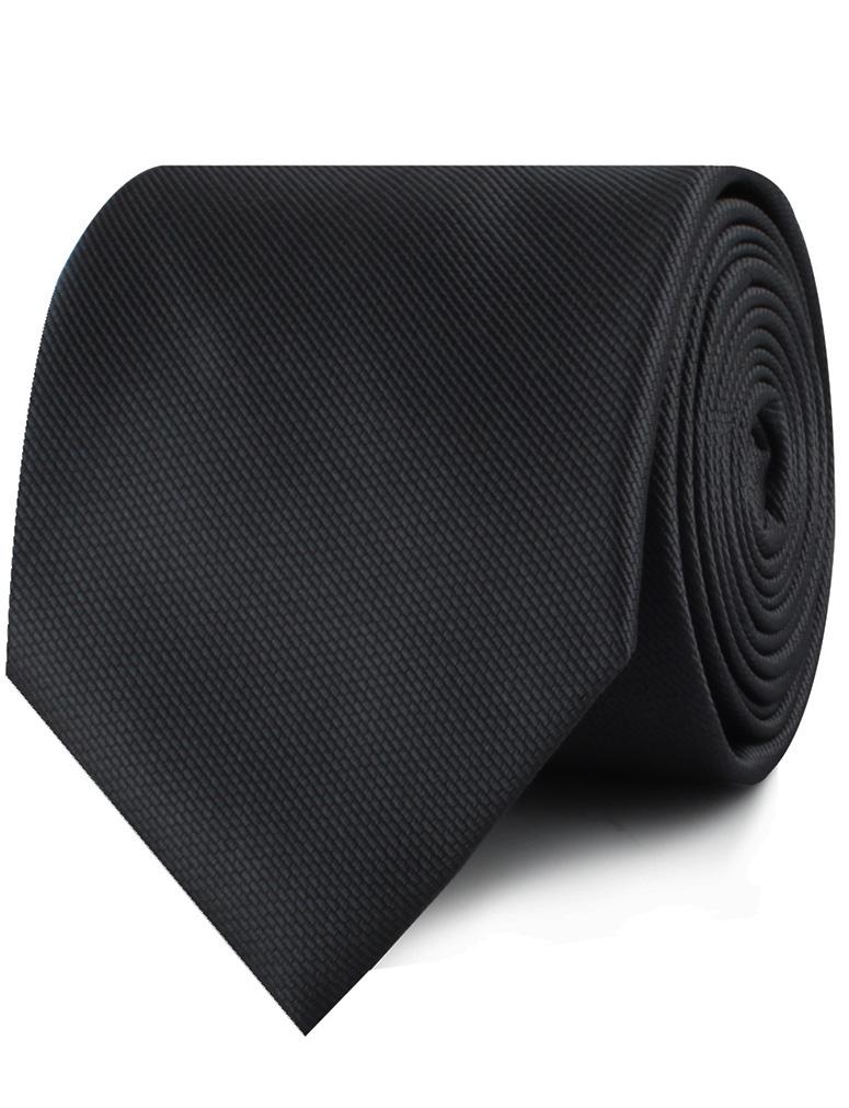 Black Weave Necktie