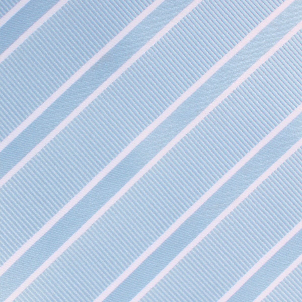 Sky Light Blue Double Stripe Necktie