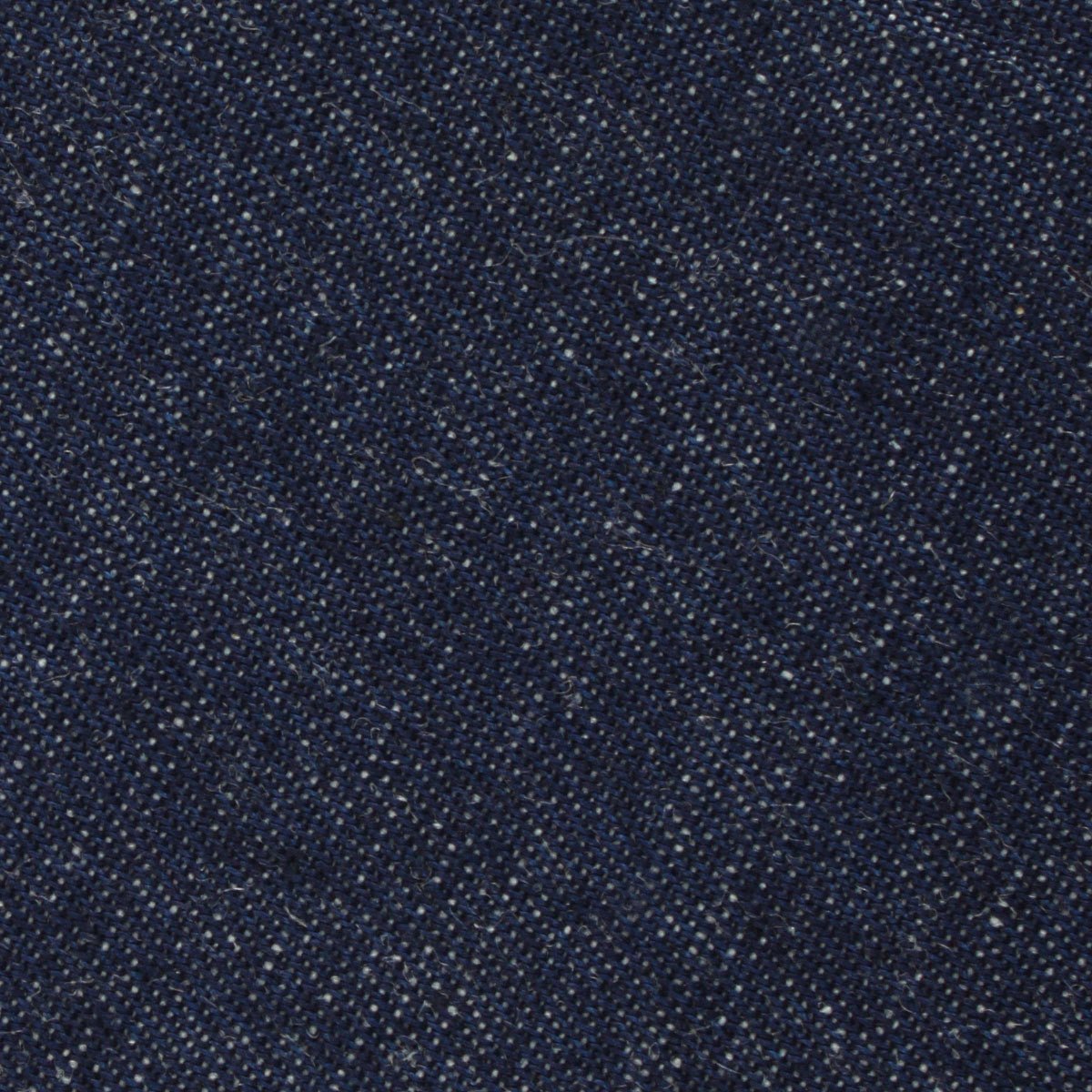 Dark Blue Raw Denim Linen Pocket Square