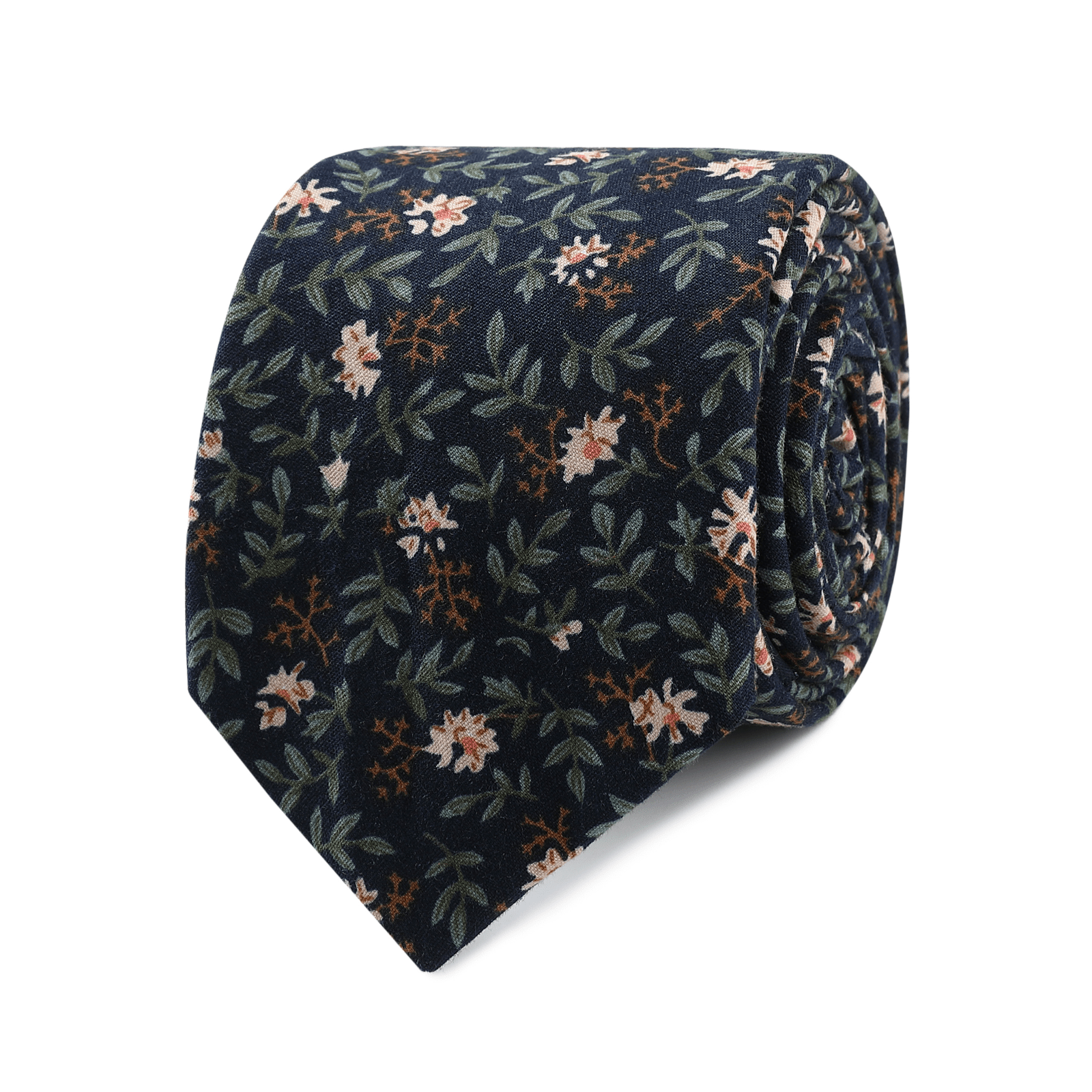 Edinburgh Twilight Floral Skinny Tie