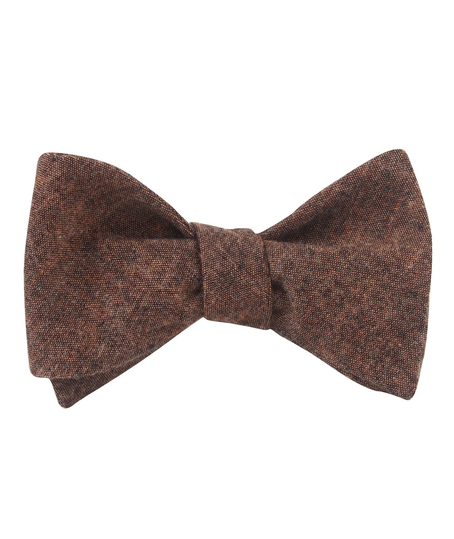 Monaco Brown Self Bow Tie