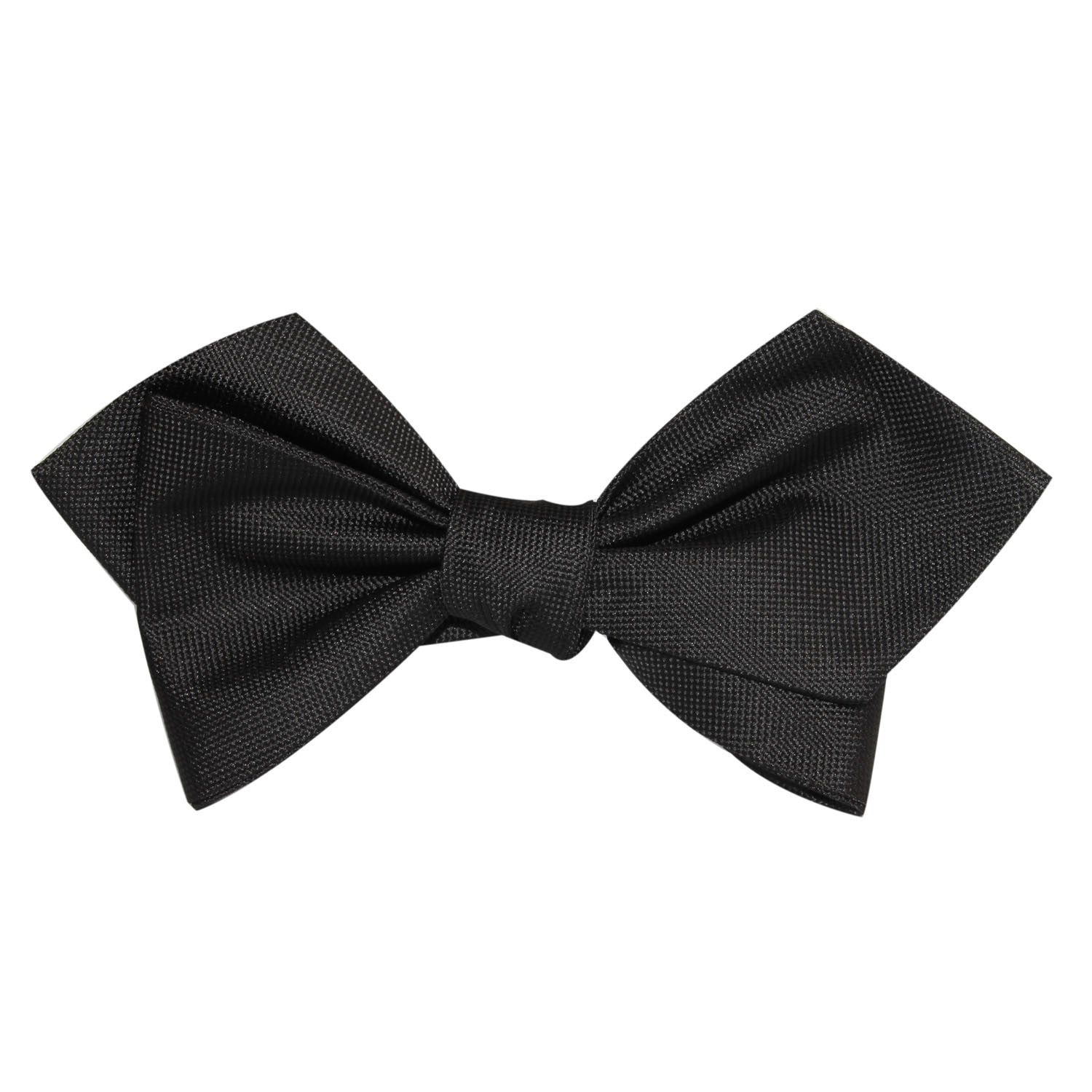 Black OTAA Self Tie Diamond Tip Bow Tie