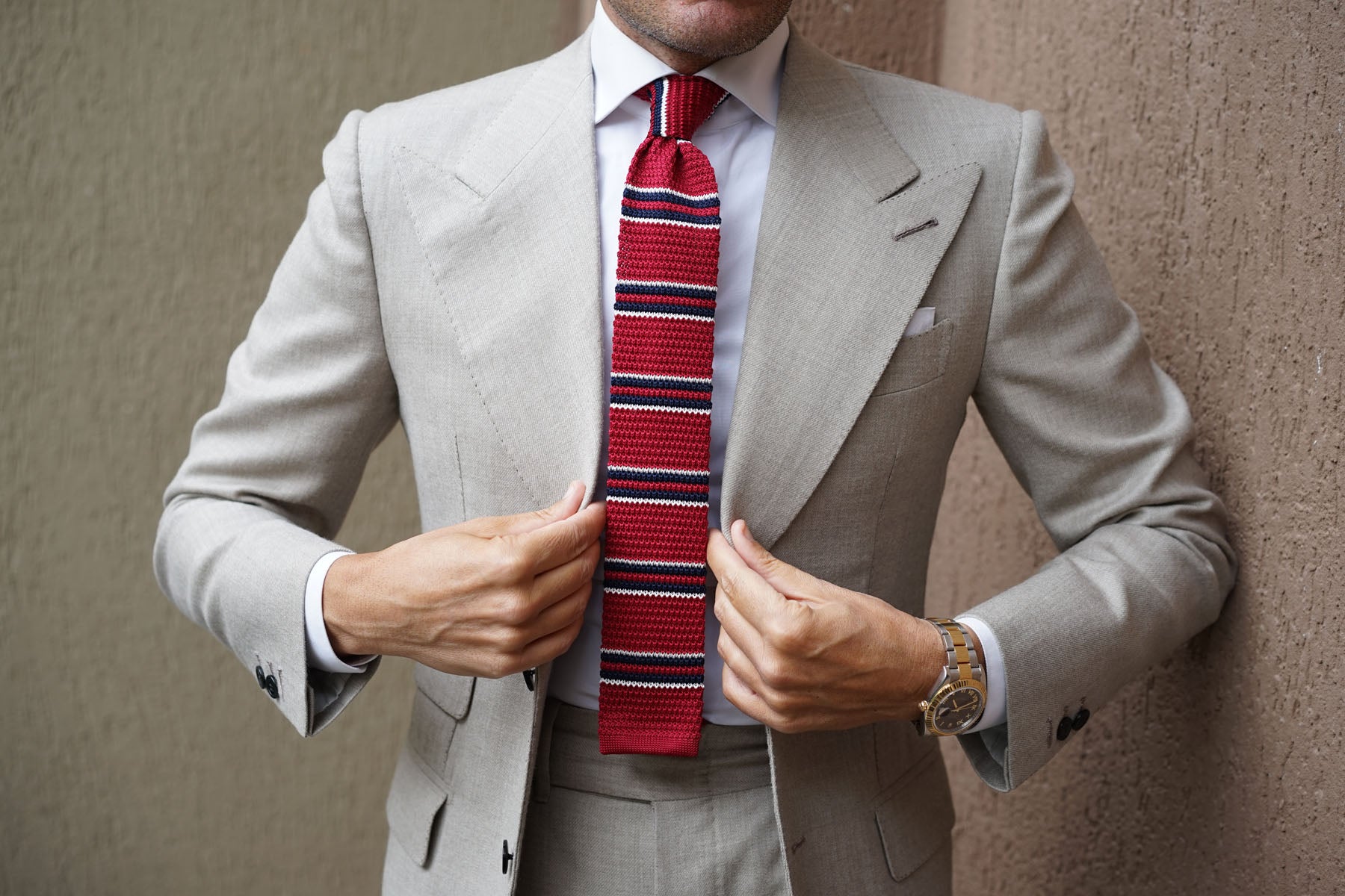 Coccotti Red Knitted Tie