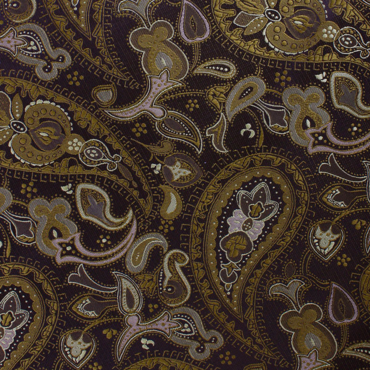 Persian Paisley Brown Pocket Square