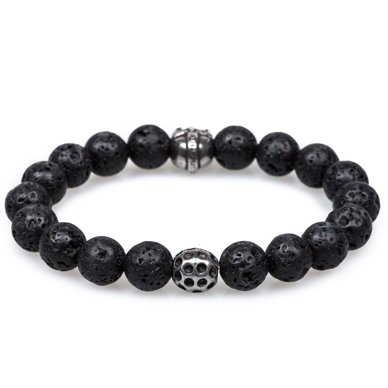 Roman Gladiator Volcanic Rock Bracelet