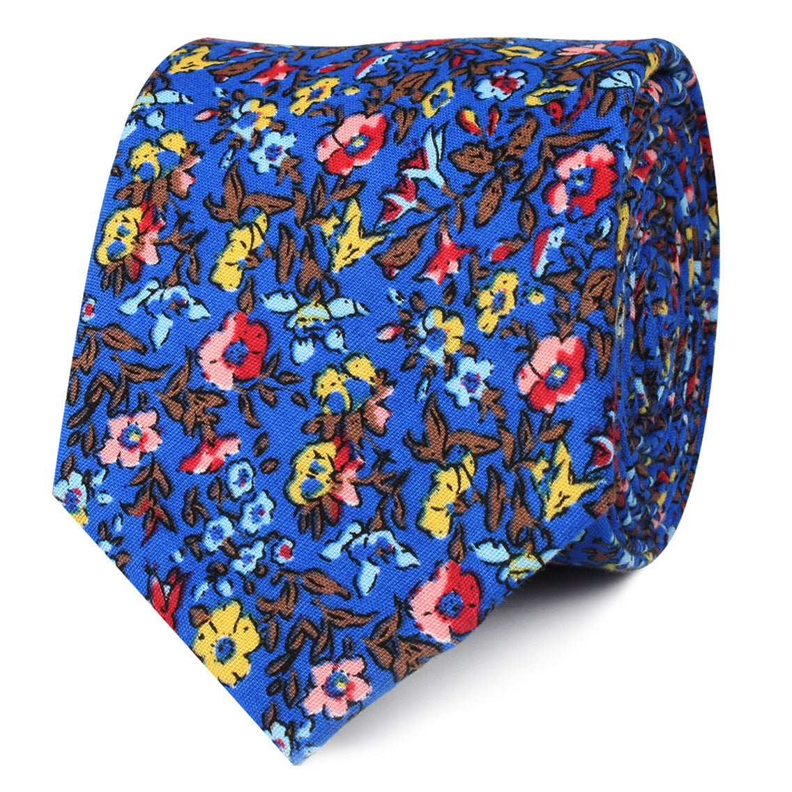 Jardin Majorelle Floral Skinny Tie