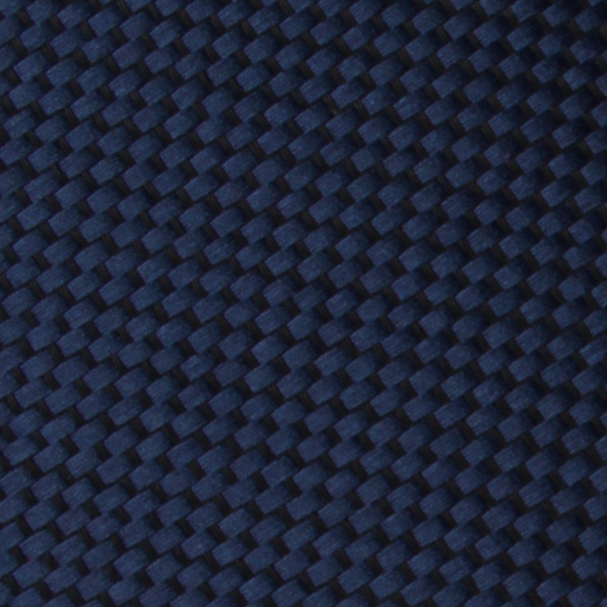 Midnight Blue Oxford Weave Necktie