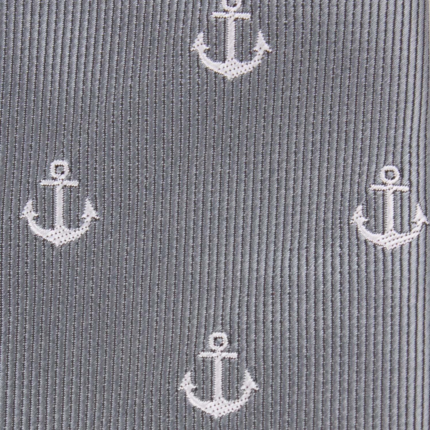 The OTAA Charcoal Grey Anchor Self Tie Bow Tie