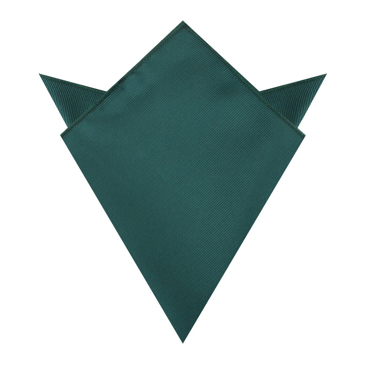 Juniper Dark Green Twill Pocket Square