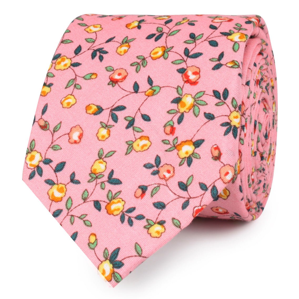 Je Suis Malade Floral Skinny Tie