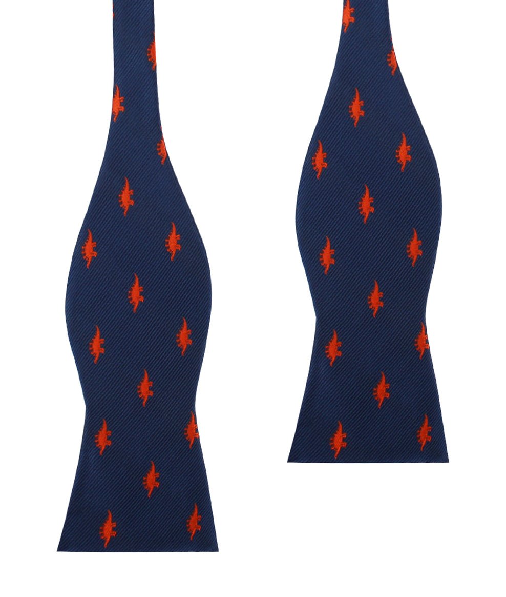 Stegosaurus Dinosaur Self Bow Tie