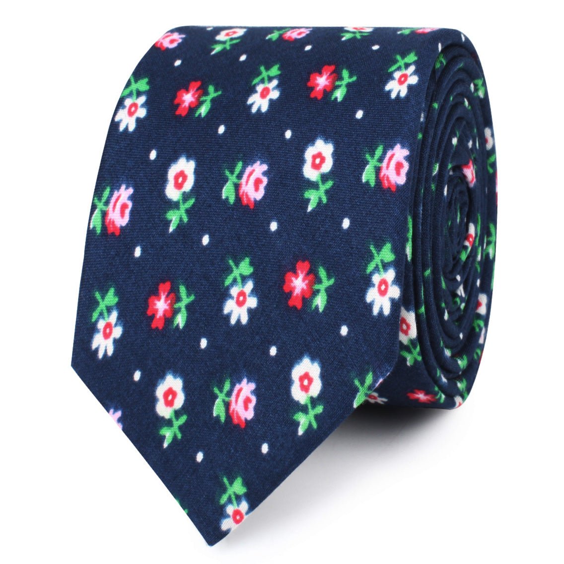 Philadelphia Floral Skinny Tie